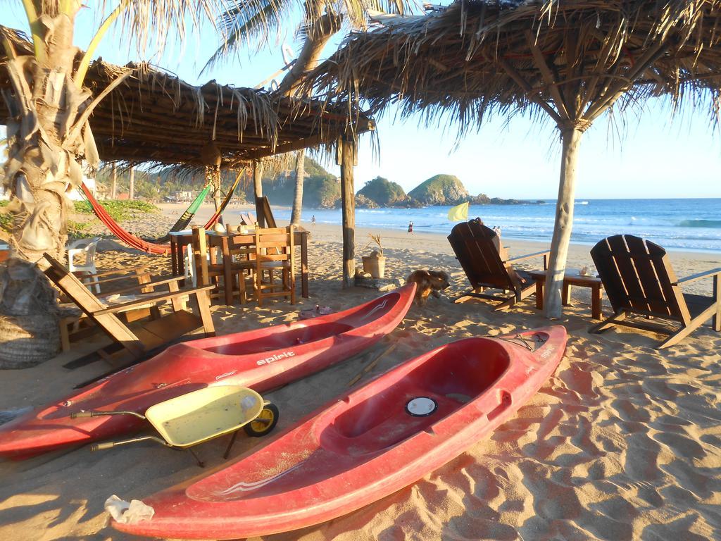 Cafe Maya - Casa Acalli Zipolite Bagian luar foto